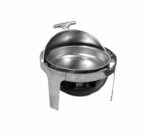 Silver Round Roll Top Chafing Dish