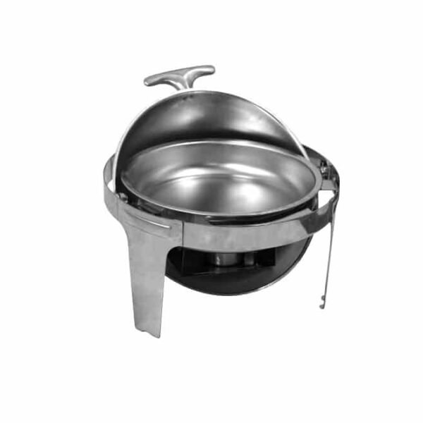 Silver Round Roll Top Chafing Dish