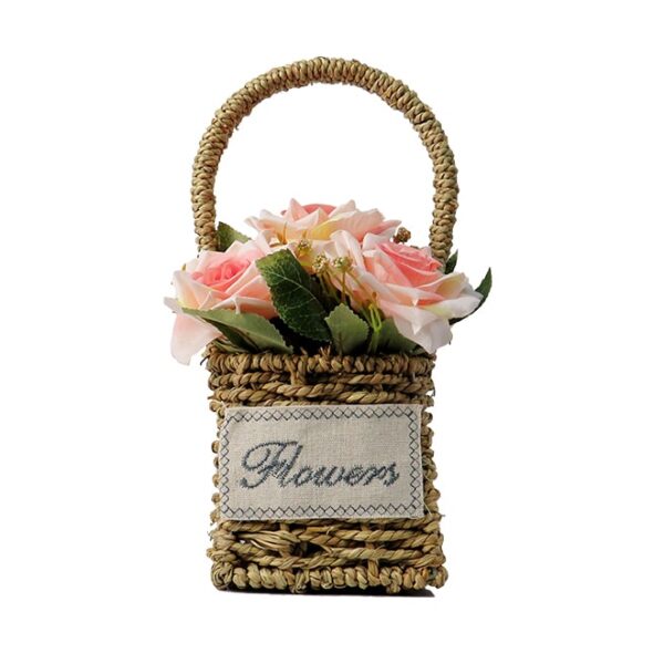 Artificial Flower With Basket