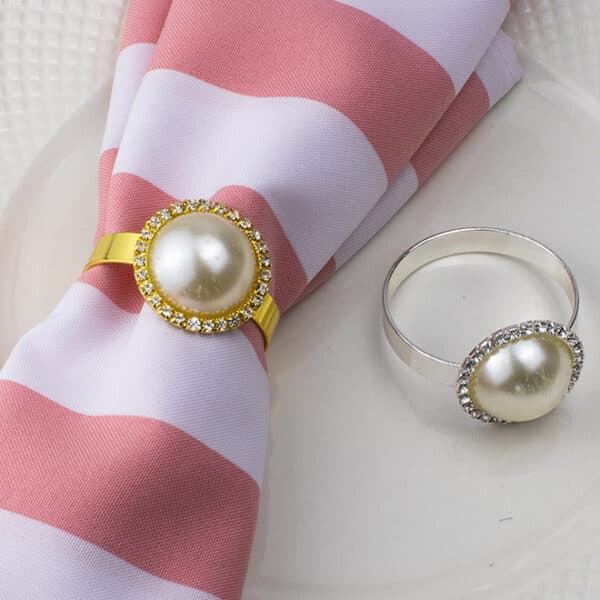 Round Pearl Napkin Ring