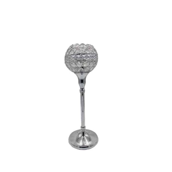 Silver Candle Stand Medium