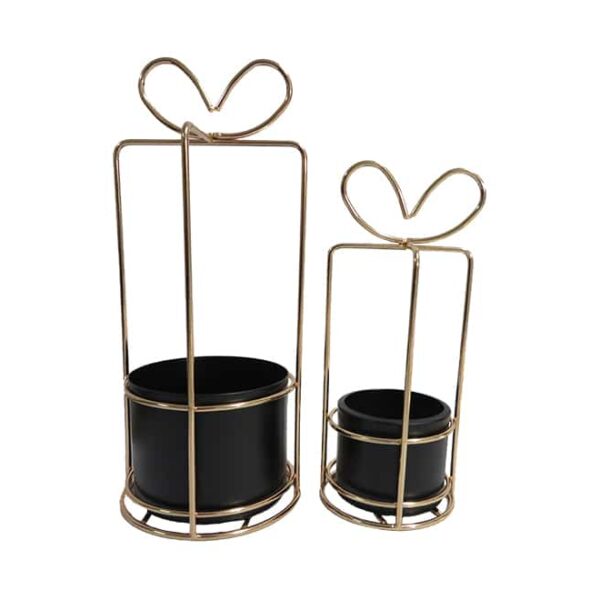 Gold Candle Stand 2pc