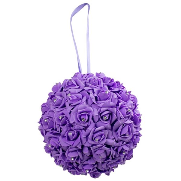 Purple Rose Ball 27cm