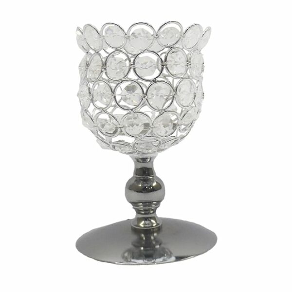 Crystal candle stand