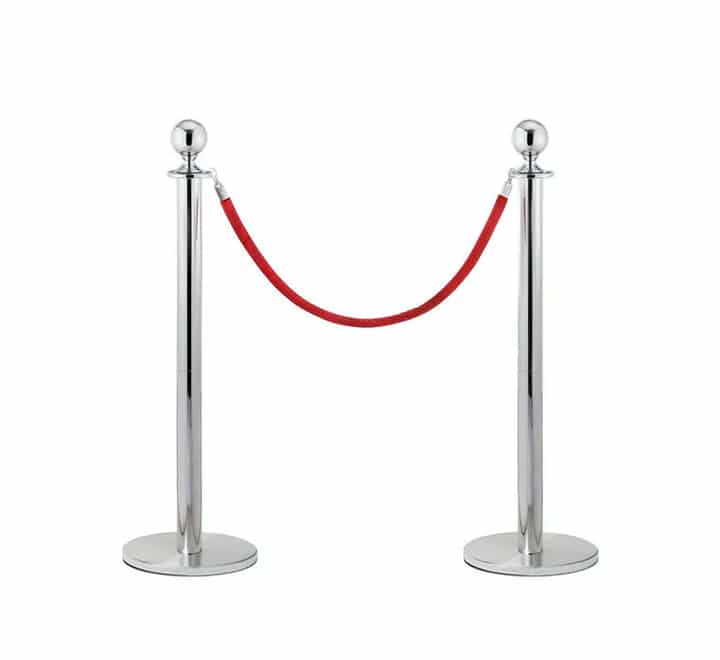 Silver Aisle Pole