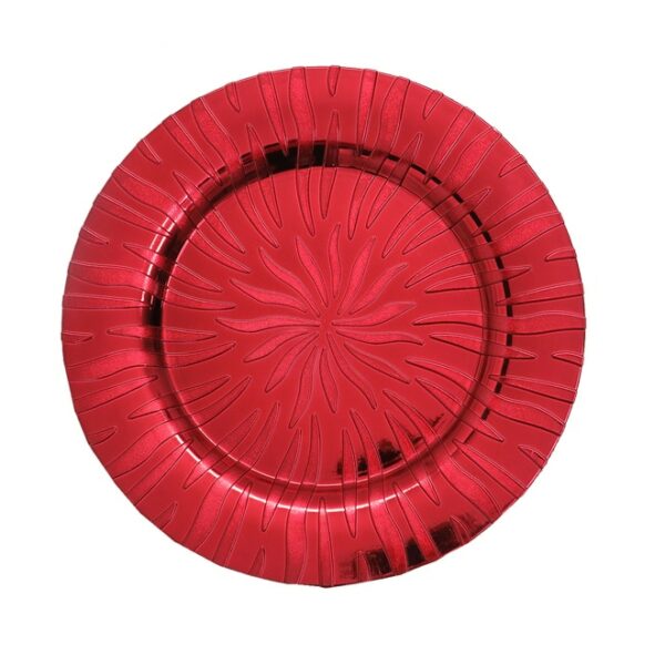 Plastic Underplate Red 33cm