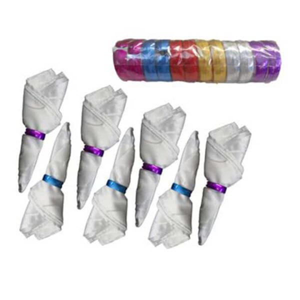 Plastic napkin rings