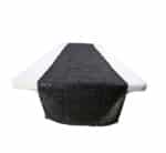 Black/Silver Disco Table Runner