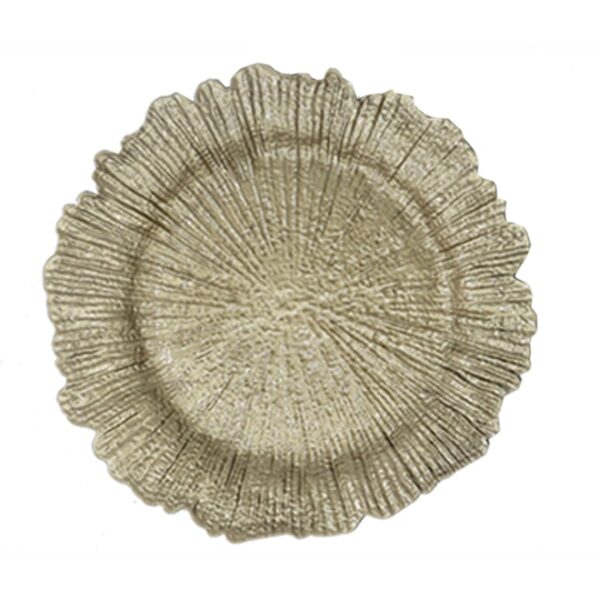 Plastic Splash Underplate Matt Gold