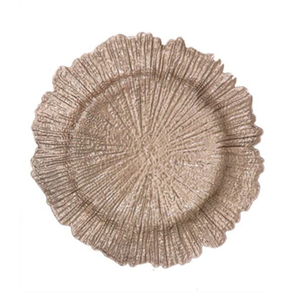 Plastic Splash Underplate Matt Rose Gold