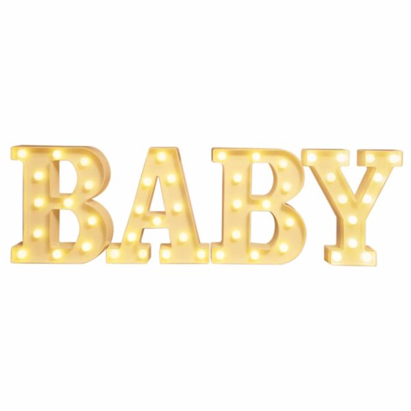 LED Baby Letters