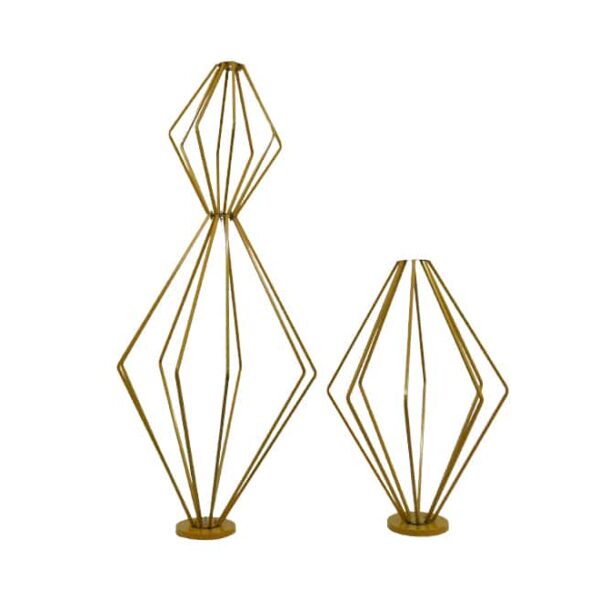 Geometric Metal Flower Stand