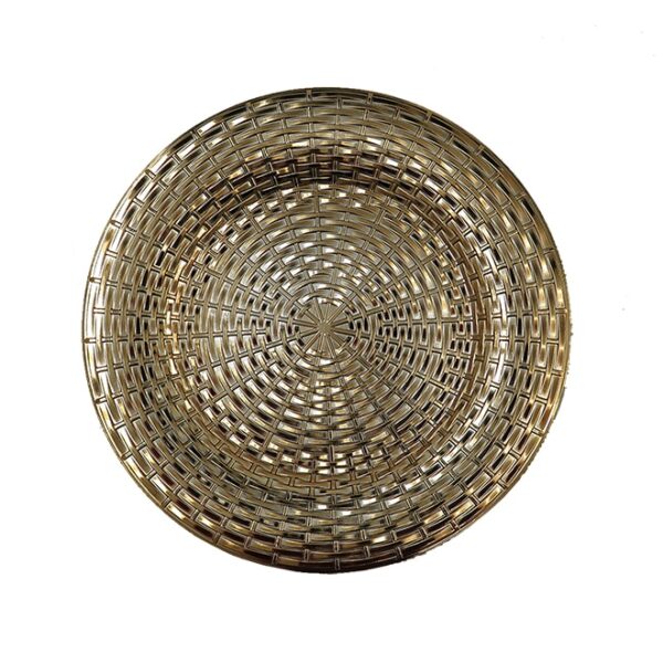 Plastic underplate gold