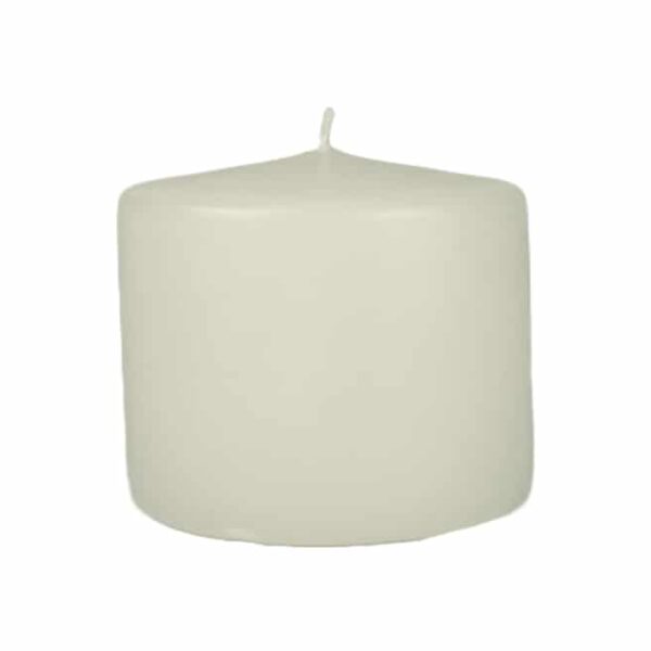 White Pillar Candle