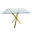 Glass Table Gold Legs