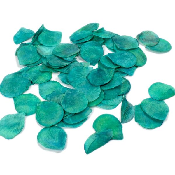 Turquoise Rose Petals