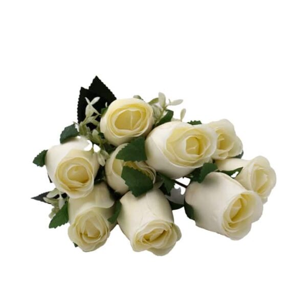 White Artificial Roses