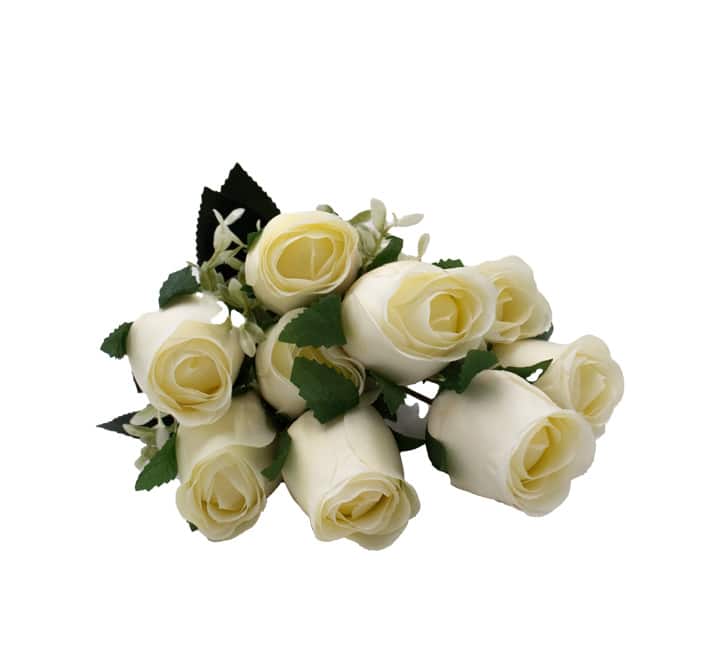 White Artificial Roses
