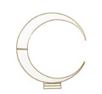 Round Metal Flower Stand Gold