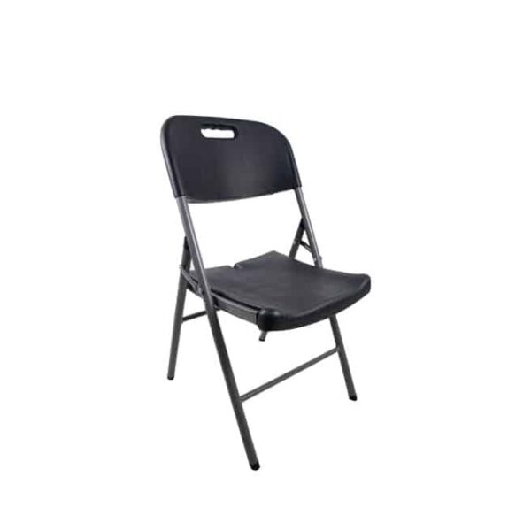 Plastic Folding Chair Black
