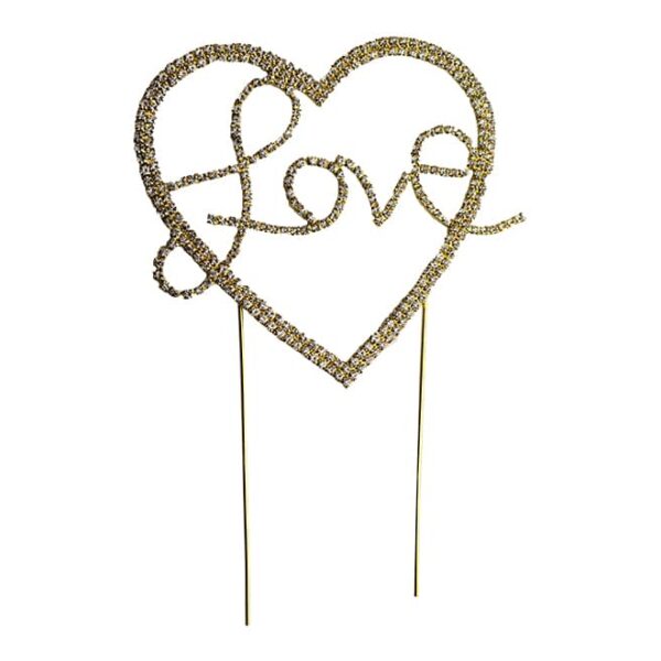 Gold Cake Topper