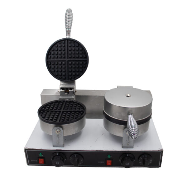 Waffle Baker Double Head Round