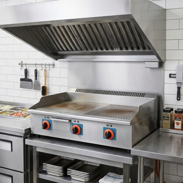 Gas Griller Griddle and Groove 720mm