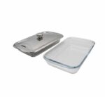 Silver Glass Chafing Dish