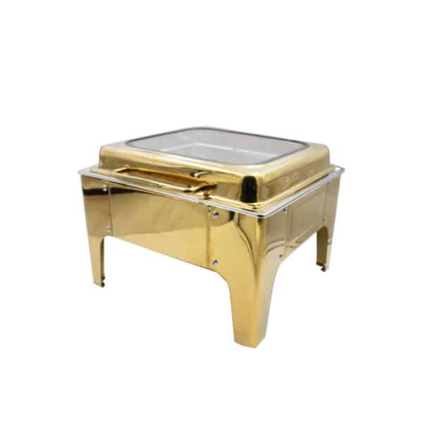 Square Chafing Dish Gold