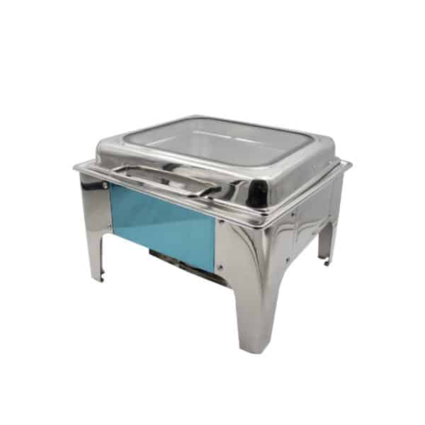 Square Chafing Dish Silver