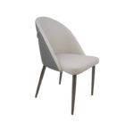 PU Leather Dining Chair Cream