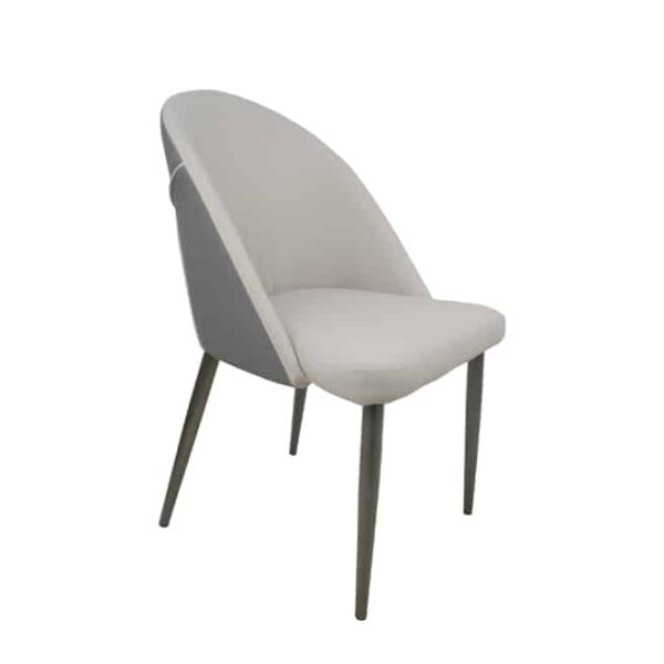 PU Leather Dining Chair Cream
