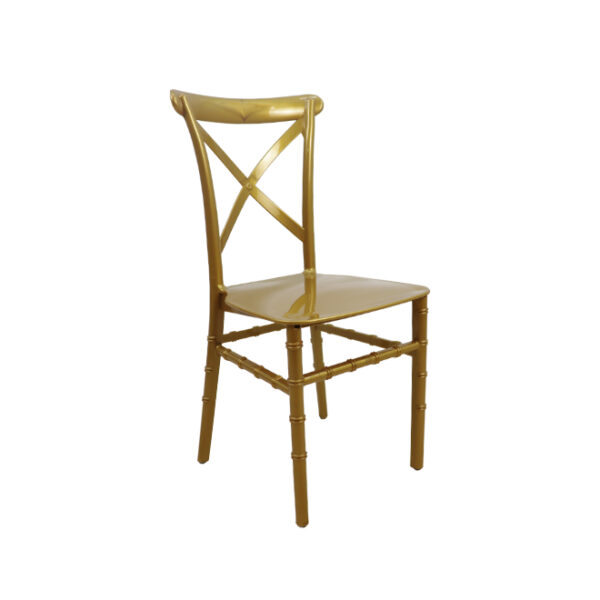 Gold Kiddies Cross-back Chair