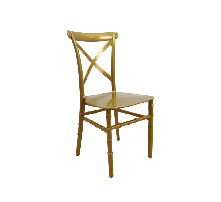 Gold Kiddies Cross-back Chair