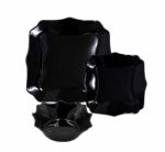 Black Dinner Set