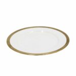 Gold Rim Dinner Plate