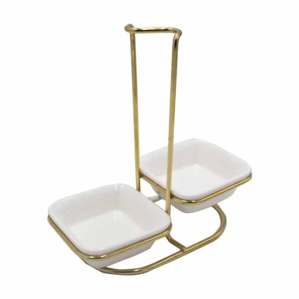 Double Spoon Rest Square