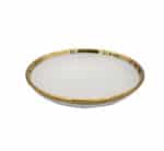Dinner Plate with Gold Rim 10.5