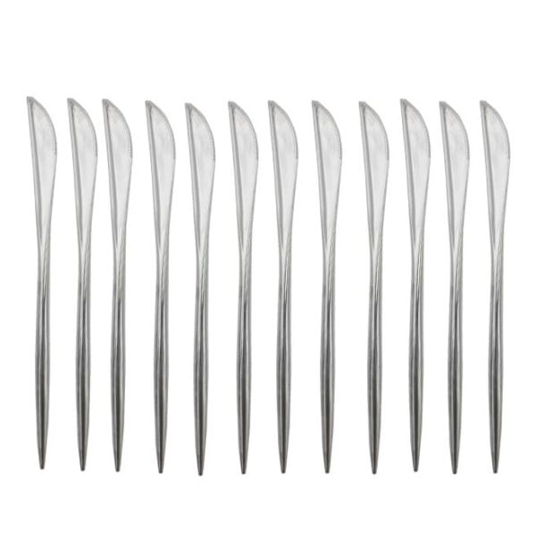 12pc Plastic Portugal Knives 21.5cm