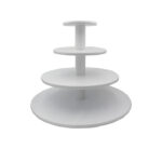 Wooden Cake Stand White