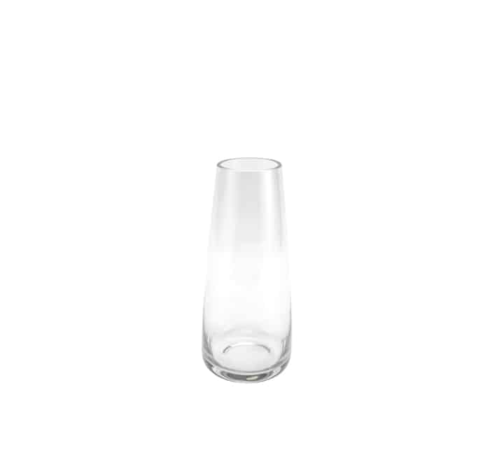 Conical Glass Vase 15cm