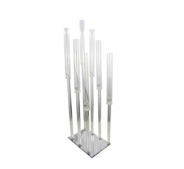 7 Holder Glass Candle Holder