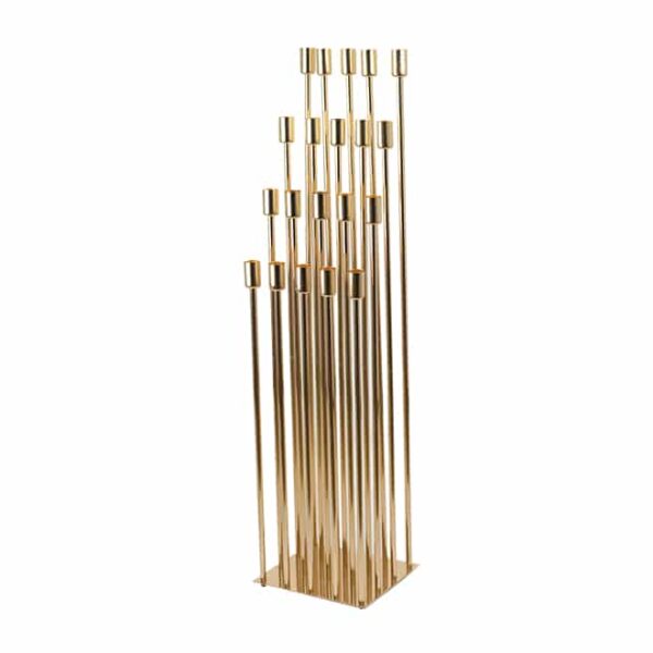 Gold Candle Stand 20 Holder