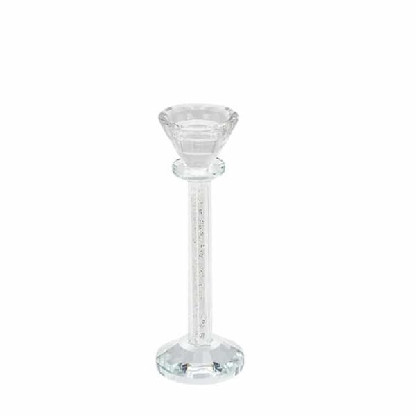 Glass Candle Stand 17cm