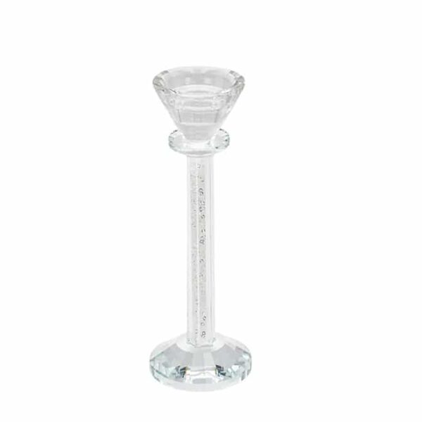 Glass Candle Stand 21cm