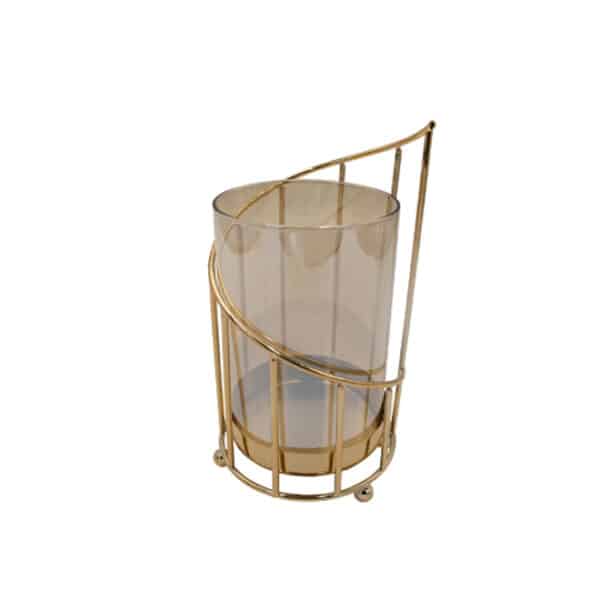 Spiral Metal Candleholder