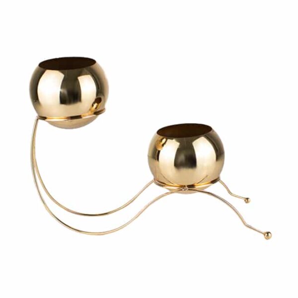 2 Cup Gold Centerpiece