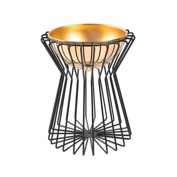 Metal Centrepiece Black/Gold