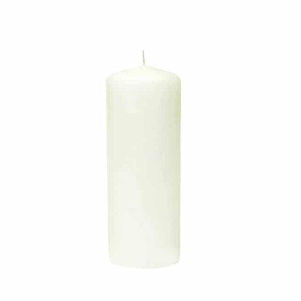 White Pillar Candle