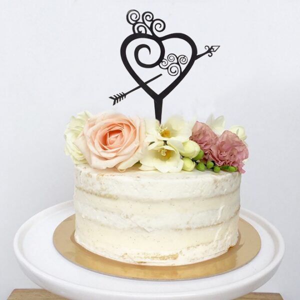 Heart Sign Cake Topper